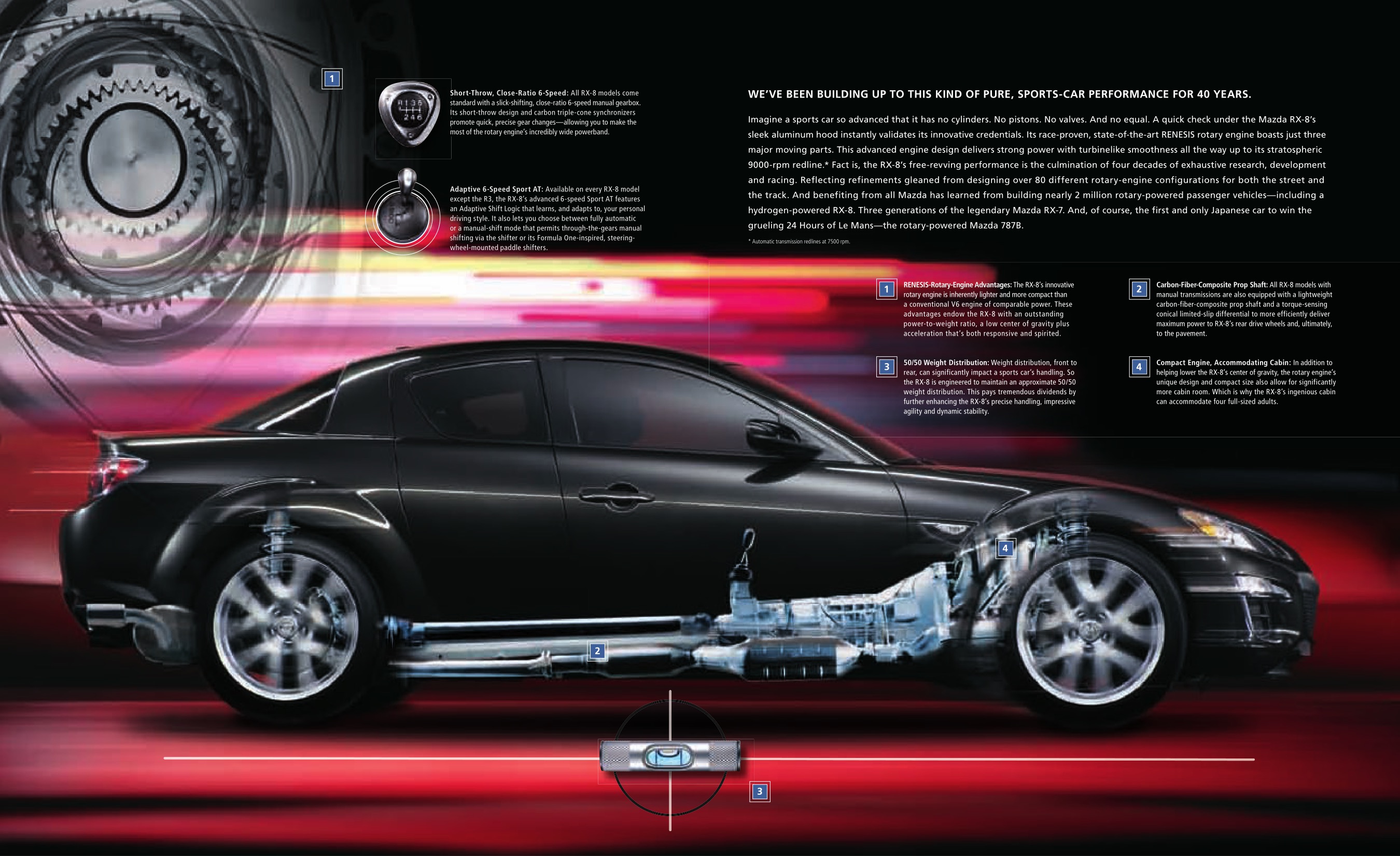 2009 Mazda RX-8 Brochure Page 4